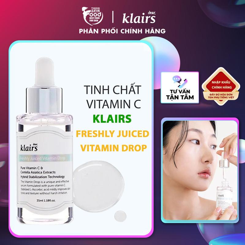 Tinh Chất Vitamin C Klairs Freshly Juiced Vitamin Drop Serum 35ml Skincare