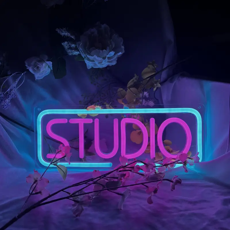 LED Neon Sign Light, Letters Neon Light Sign, Neon Bar Sign Light Up Sign for Beer Bar, Music Studio, Bedroom Wall Decor, Party 6