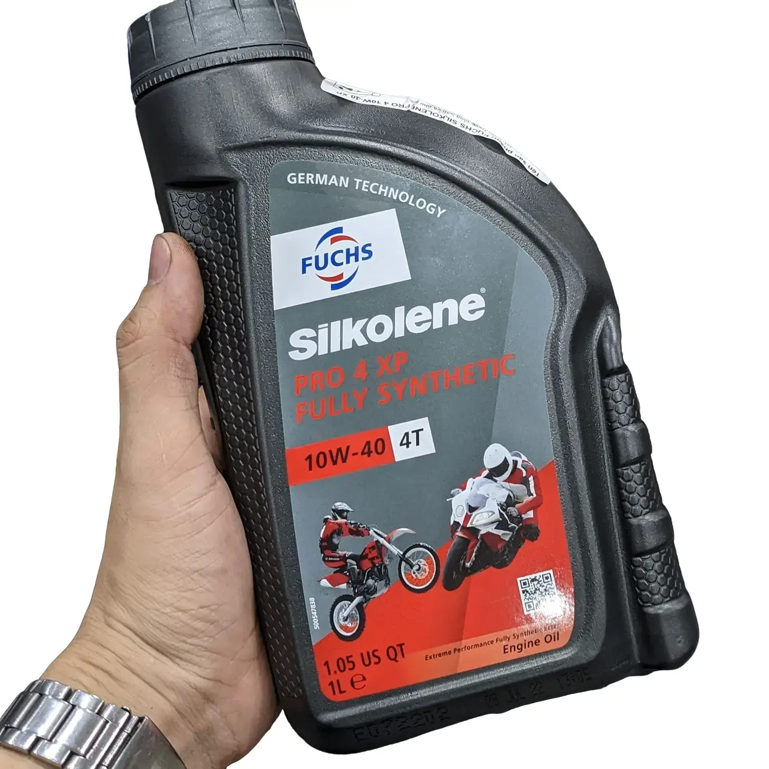 Dầu Fuchs Silkolene Pro 4 10W40 XP 1L cho xe số xe côn tay (390000) Dầu Nhớt