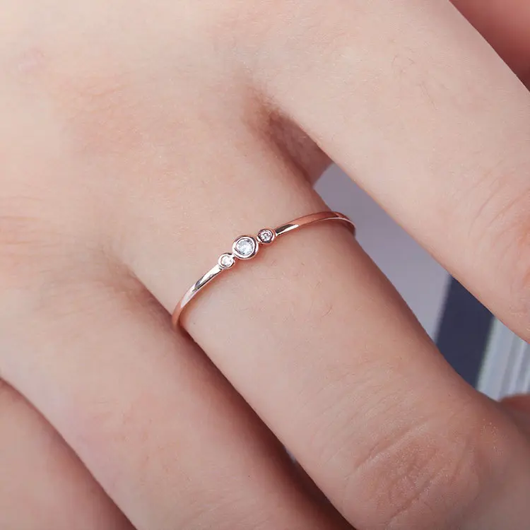 K34 Cincin Mutiara Gaya Simple Untuk Wanita
