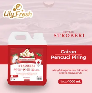 Sabun Pencuci Piring Dishwashing Liquid Sabun Cuci Piring Cair Lily Fresh 1 Liter Buah