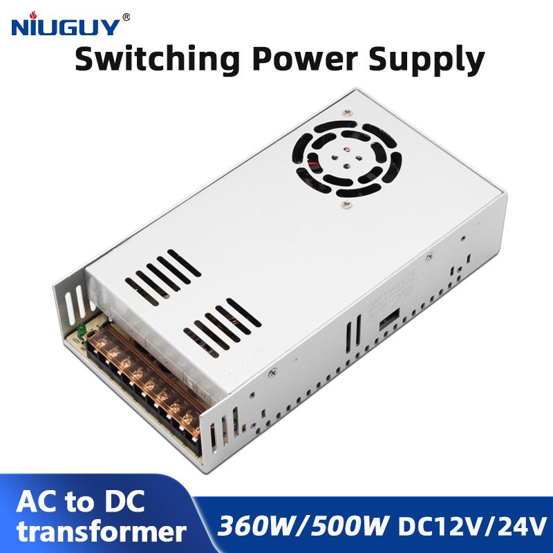 360Watts Switching power supply AC to DC12V 30A 40A DC24V 15A 20A LED 500W Transformer Constant Voltage Adapter for LED Strip Drivers, CCTV Power Supplies, Small Appliances, 0