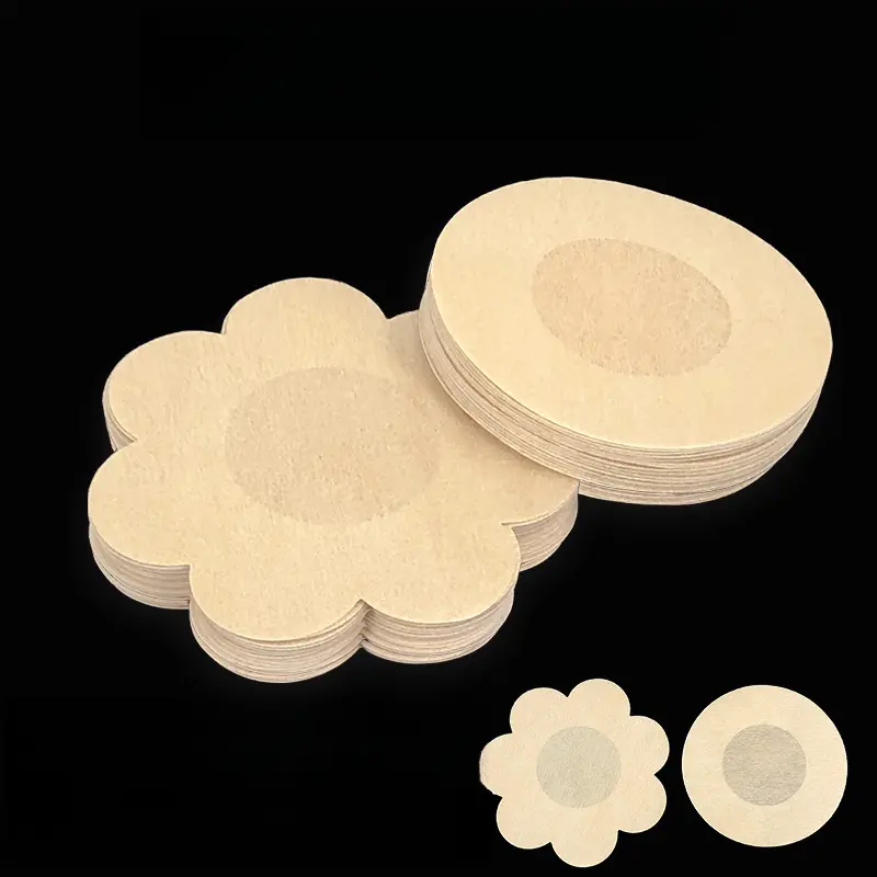 Non-Woven Fabric Chest Paste Disposable Chest Paste Ultra-Thin Breathable Nipple Coverage Women's Anti-Exposure Sticker Breast Pad Invisible Anti-Exposure