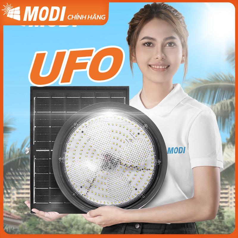 Đèn UFO Treo Thả Năng Lượng Mặt Trời MODI SOLAR, Đèn UFO Năng Lượng Mặt Trời Độ Sáng Cao, UFO88-400W, Bảo Hành 2 Năm, Chống Nước IP65