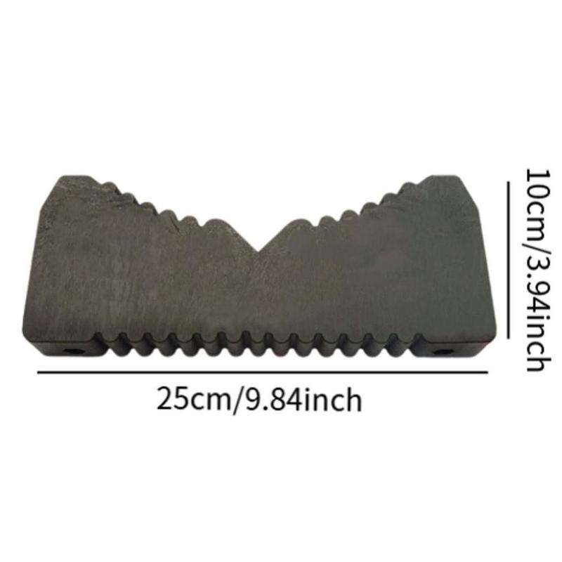 Product Introduction of Rubber Steep Ladder Accessory Easy to Install with 2 Screws Wear Resistant 0