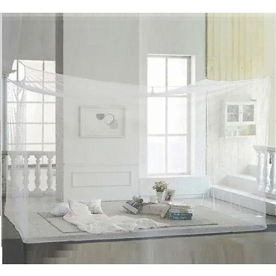 Màn tuyn chống muỗi chân dài( Loại 1) cho giường Đôi( kt ngang 1.6m hoặc 1.8m)-hàng Việt Nam 1
