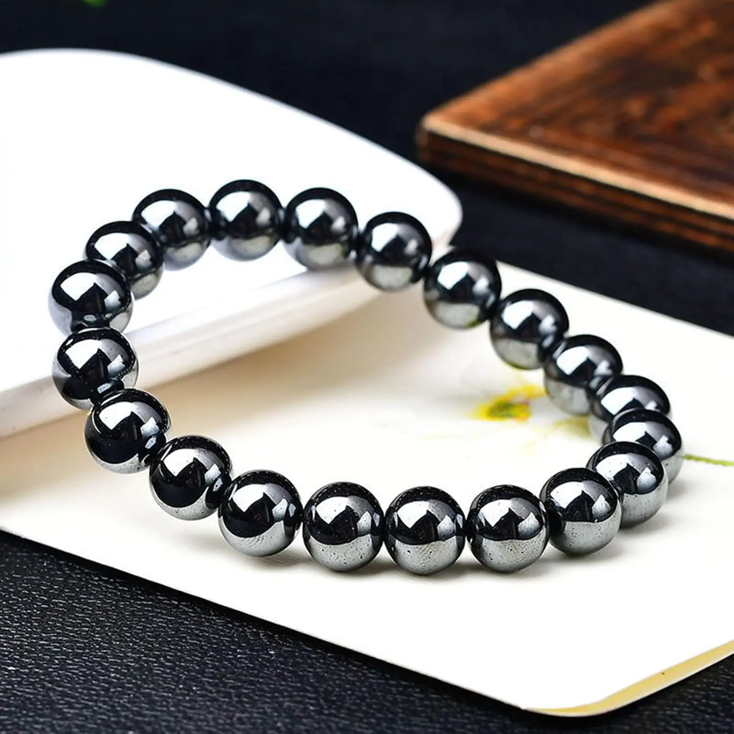 Elastic Healing Bracelet - 8mm Natural  Beads for Women & Men Tiger Eye Lava Stone Stretch Yoga Jewelry Chakra Balance Spiritual Gift