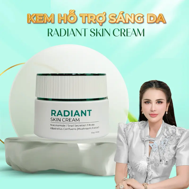 JT14 - Kem hỗ trợ sáng da Nhã Lê - Radiant Skin Cream - Dưỡng ẩm giúp da mềm mịn 3