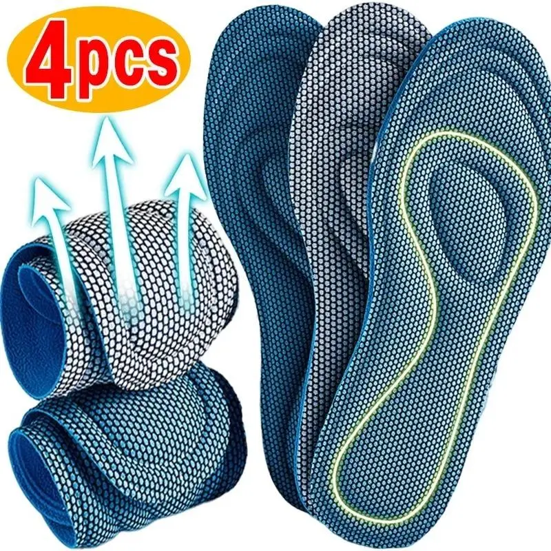 Insoles Ortopedik, Bahan Busa Memori, Antibakteria, Penyahbauan, Penyerapan Peluh, Sesuai untuk Sukan, Pad Larian, Aksesori Kasut yang Selesa, Sisipan