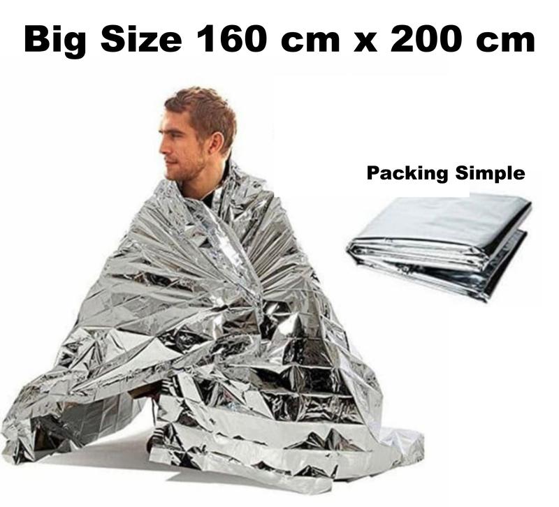 Emergency blanket selimut darurat hipotermia ukuran 160cm x 210 JUMBO 0