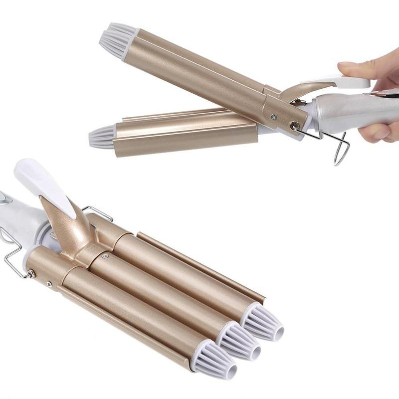 Máy làm tóc, máy bấm tóc 3 trục gơn sóng Kemei KM-1010 3