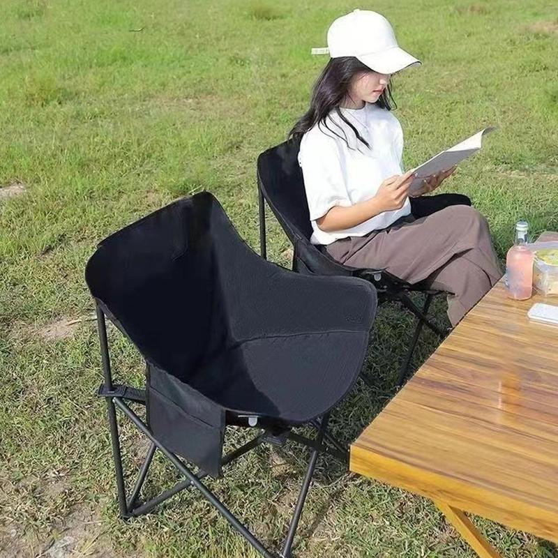 Product Introduction of Camping Foldable Chair Recliner Portable Heavy Duty Load Capacity For Beach Camping Picnic Leisure Home Use Cafe Napping Chair 17