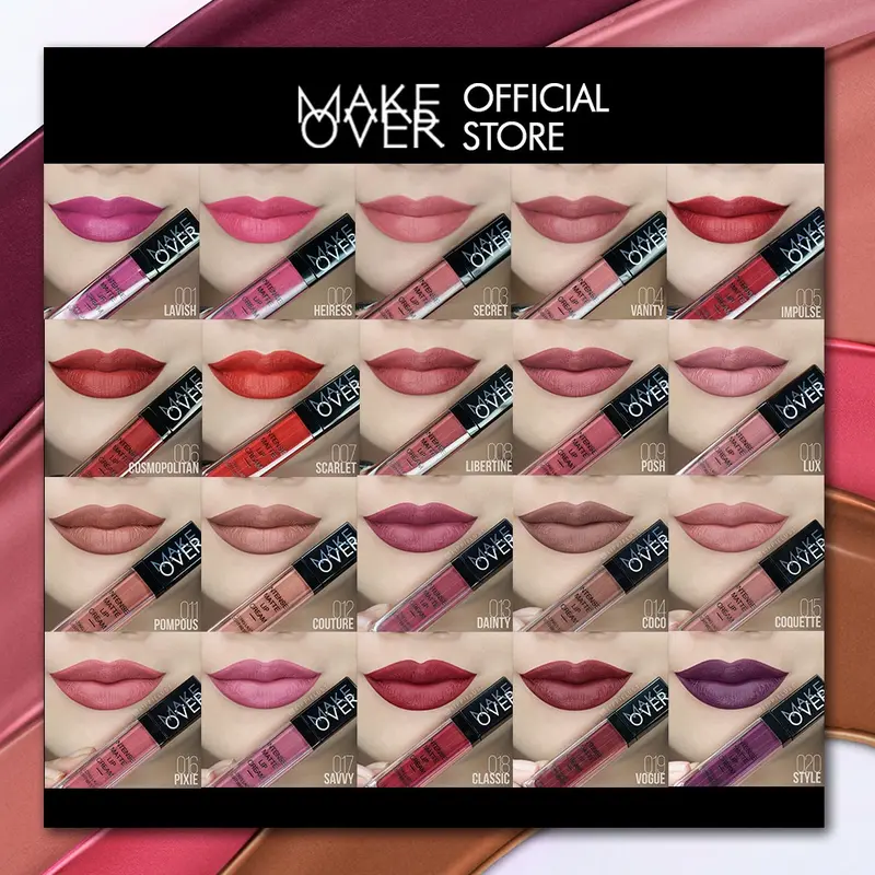 Make Over Intense Matte Lip Cream - Lipstik Ombre Tahan Lama BPOM 3