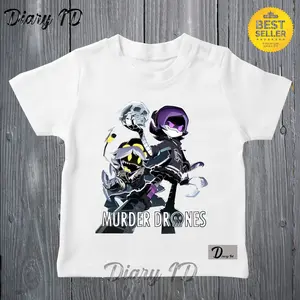 BAJU KAOS ATASAN ANAK MURDER DRONES BAHAN 100% KATUN COMBADE Fashion