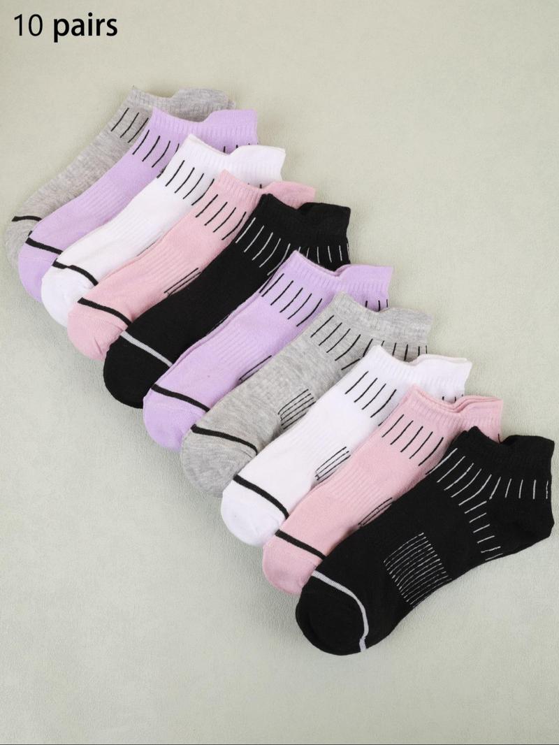 Product Introduction of Women's Solid Ankle Socks, Casual Comfortable Breathable Low Cut Socks for Daily Wear, Multipack Knit Socks for All Seasons 0