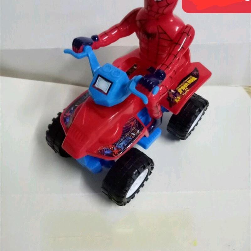 Đồ chơi trẻ em xe máy siêu nhân .có dây dút đằng sau để lên cót cho xe chạy các bé rất thích 1
