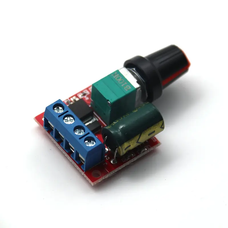 Module điều chỉnh tốc độ động cơ mini DC-DC 4.5V-35V 5A 90W PWM DC 12V 24V
