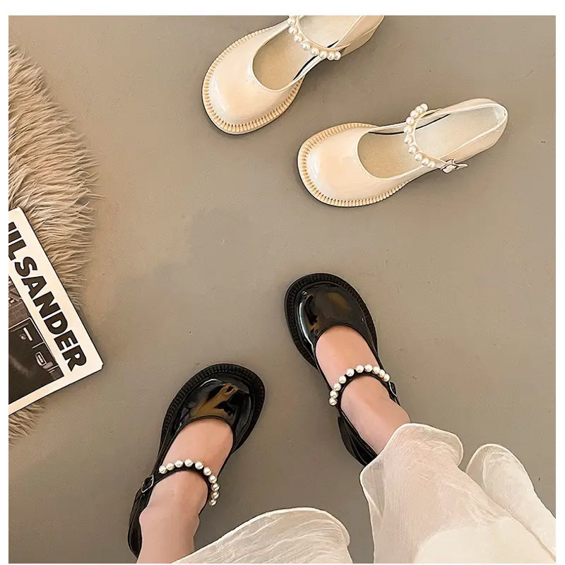 HQS18 Sandal Wanita Mary Jane Premium Import - Shoes MaryJane Heels
