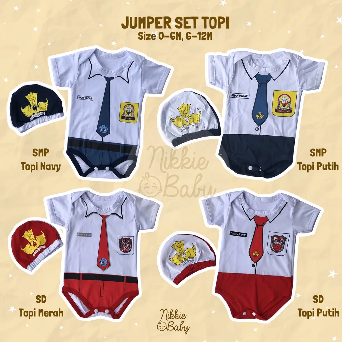 Jumper Bayi Sekolah SD SMP | Bayi Baru Lahir Newborn Katun budget  bajubayi baju  bayi