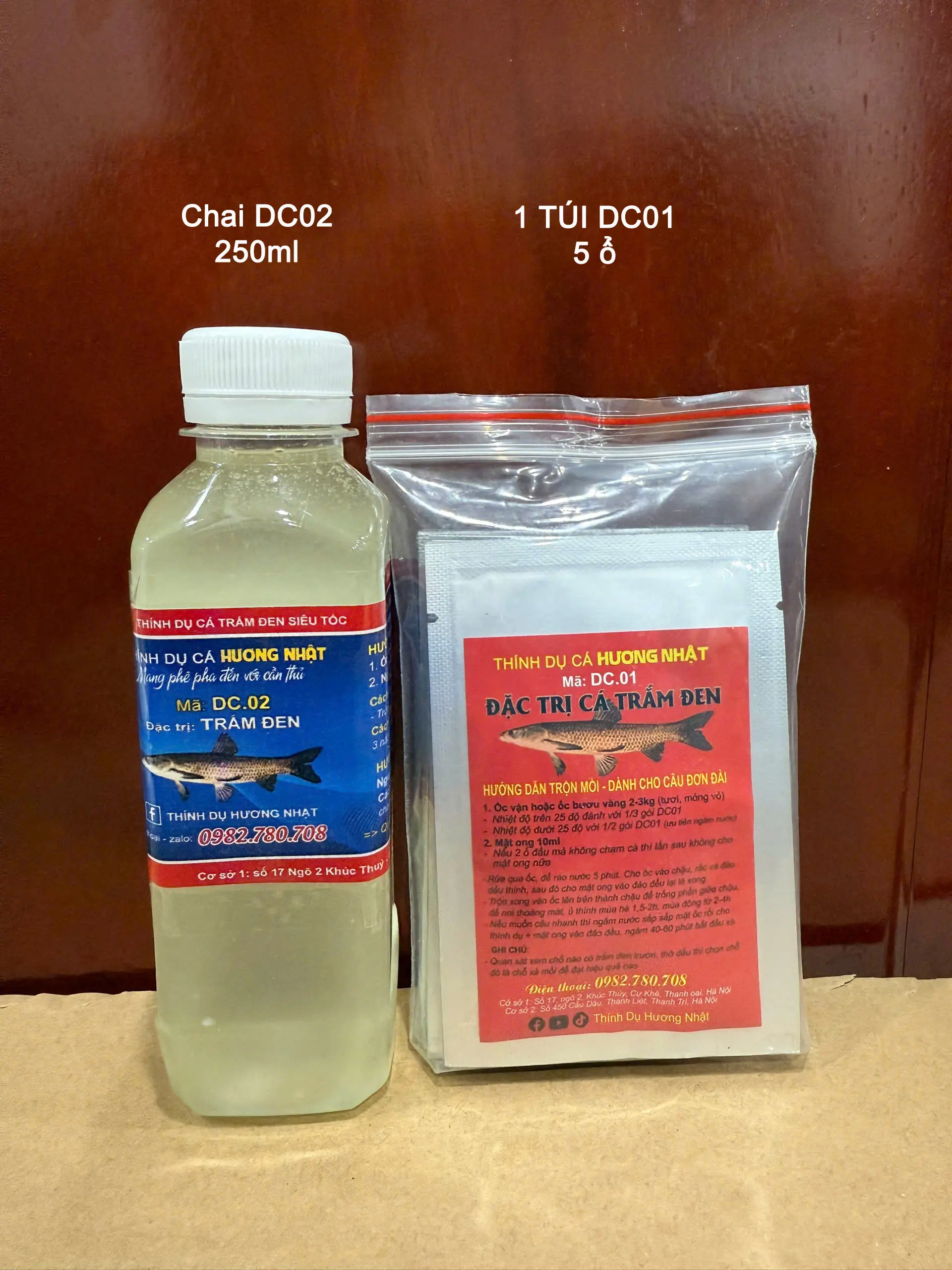 Combo DC01 + DC02 (bộ đôi đặc trị cá trắm đen)