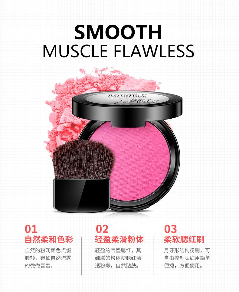 Product Introduction of [DuoDuo] UUU - Bioaqua Blush Nude Makeup Natural Brighten Skin Cushion Blush Makeup 3