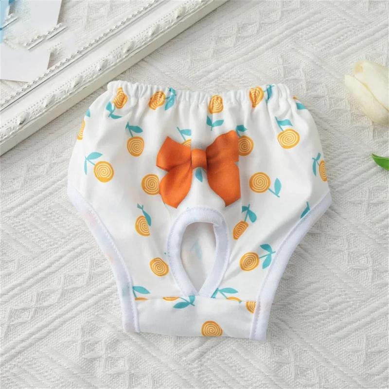 Quần Sinh Lý Cho Chó, Đồ Dùng Thú Cưng Quần Kinh Nguyệt Cho Chó, Đồ Lót Công Chúa Cho Thú Cưng Tã Cho Thú Cưng, Thoáng Khí, Có Nơ, Tã Cho Chó 4