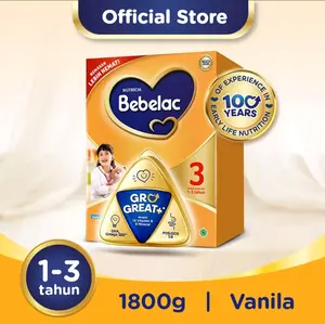 BEBELAC 3 VANILA 1800 GRAM SUSU Bayi Anak-Anak