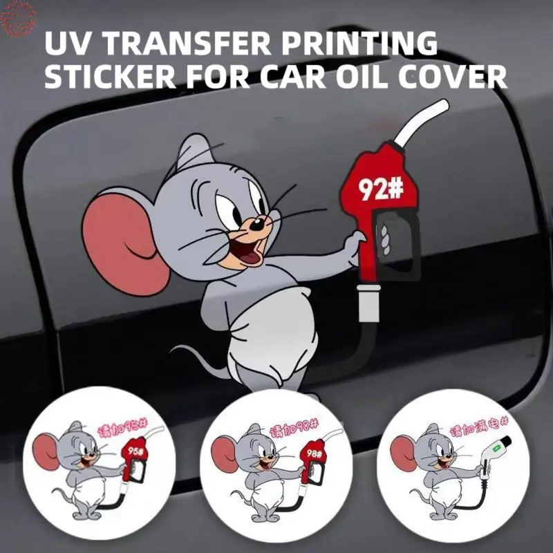 Fuel Cap Reminder Sticker – Adhesive Oil Number Decal (92/95/98 ...