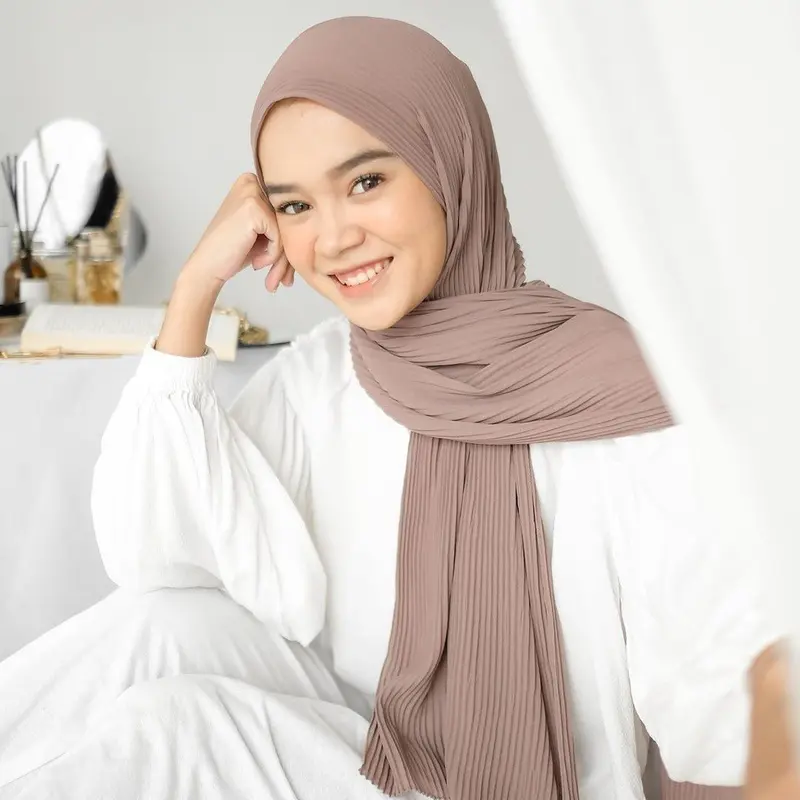 Hijab Pashmina full plisket diamond 3