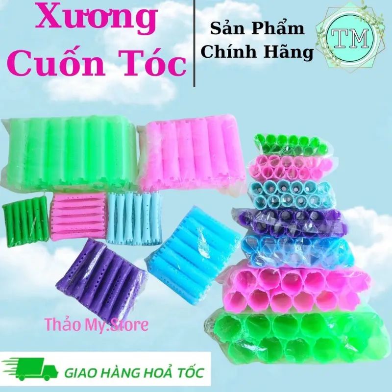 Xương trục uốn lạnh (uốn tóc) -  Xương Gà bịch 12 cây nhiều size