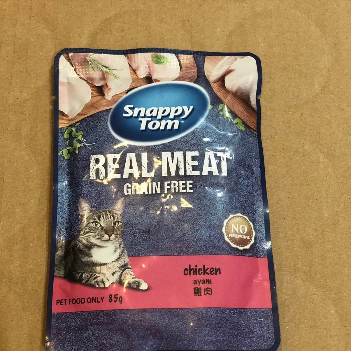 Pate mèo Snappy Tom túi 85g