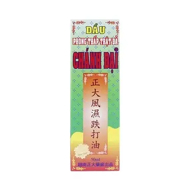 Dầu Chánh Đại điều trị phong tê thấp, đau lưng, đau nhức cơ khớp (10ml) 4