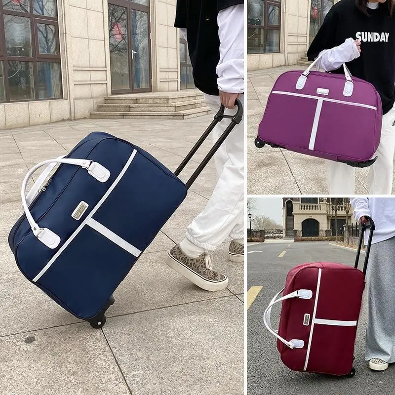 Tas Travel Troli - Tas Pakaian Ukuran Besar - Cocok untuk Mudik - Muat di Kabin Pesawat -