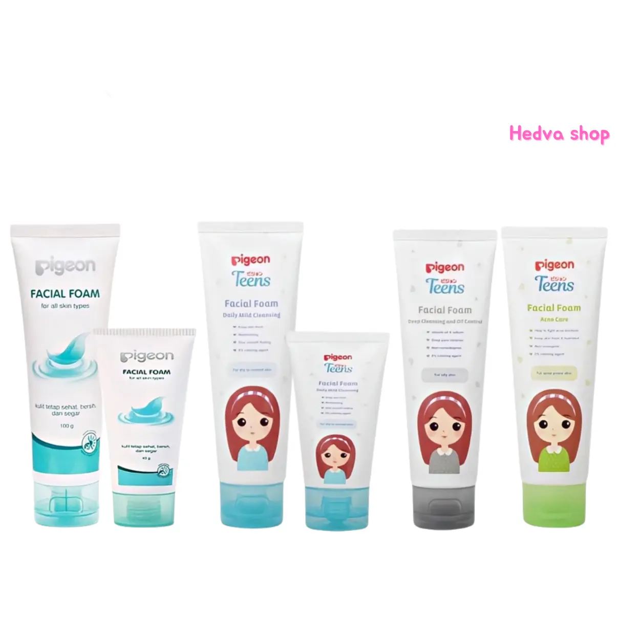 Pigeon Facial Foam Pembersih Wajah Pigeon Teens Face Wash Halal Untuk Remaja