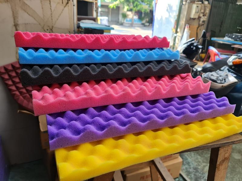Combo 10 tấm mút trứng gà tiêu âm cách âm 50x50x3cm loại 1 nhiều màu