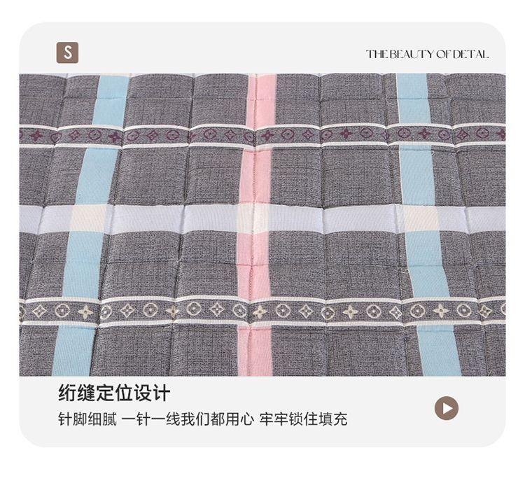 Product Introduction of New Four Seasons Foldable Non-Slip Thin Mattress Tatami Protective Pad Single Double Student Dormitory Protective Pad 9