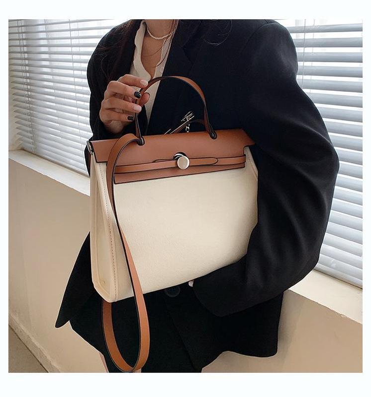 Product Introduction of Summer Women's Shoulder Bag Women's Bag Cross-Border Pu Niche Black High-Grade Tote Bag Messenger Bag Popular Bag 25
