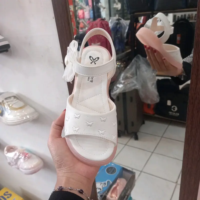 sendal lampu import anak cewek 4