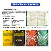 Gambar Al Quran Terjemah Tajwid Al Hufaz Metalizing Alquran Kecil Ukuran A5 Hafalan Mudah Quran HC Cordoba Original / TB MANFAAT - CDB - Metalizing A5 Hitam dari Pustaka Baru Press Kab. Bantul 3 Tokopedia
