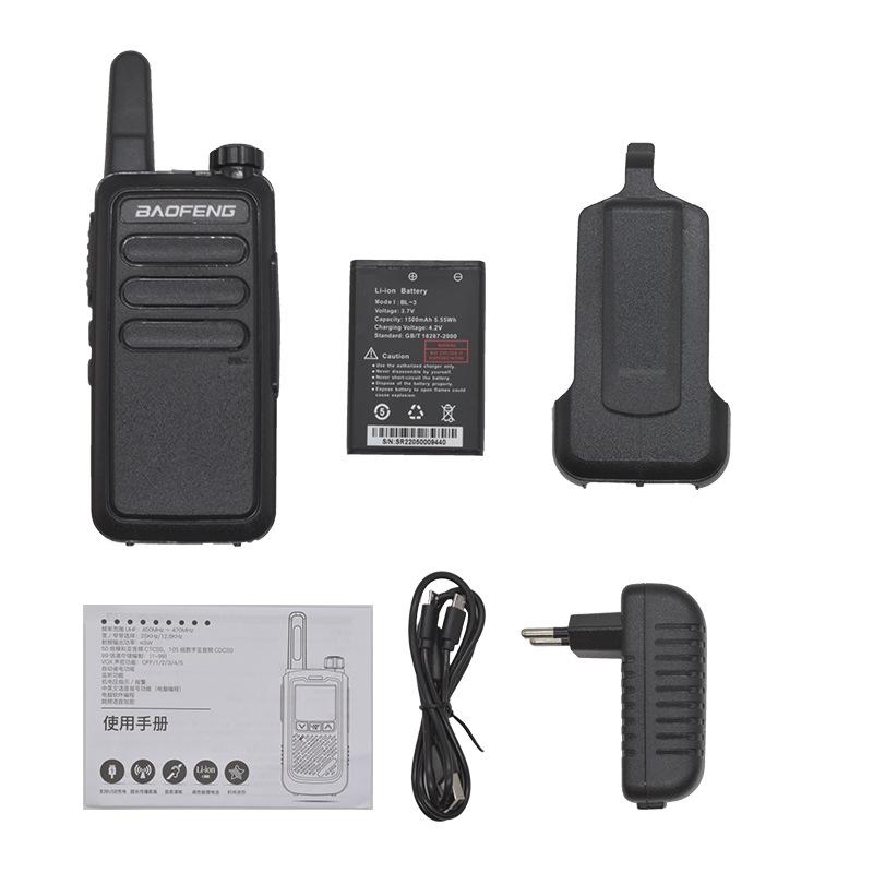 Baofeng BF-R5 Walkie-Talkie Handheld Transceiver Wireless Intercom Hotel Restaurant Hotel Hair Salon Intercom Wholesale 4