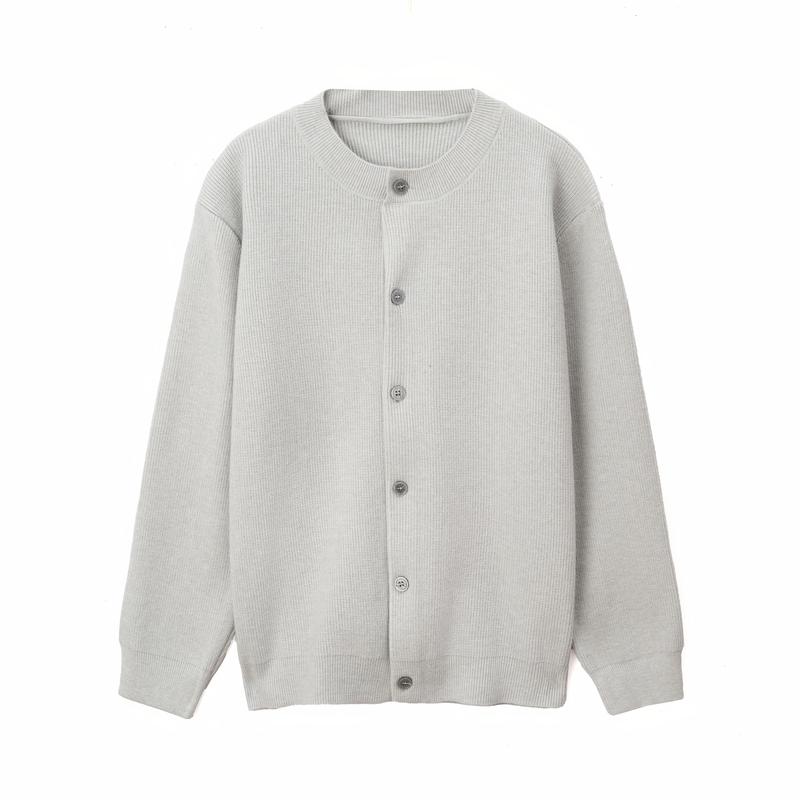Áo Khoác Cardigan DYACI Len Nam Cổ Tròn Chất Len Dày Dặn Cao Cấp Thu Đông Dài Tay Menswear AL93