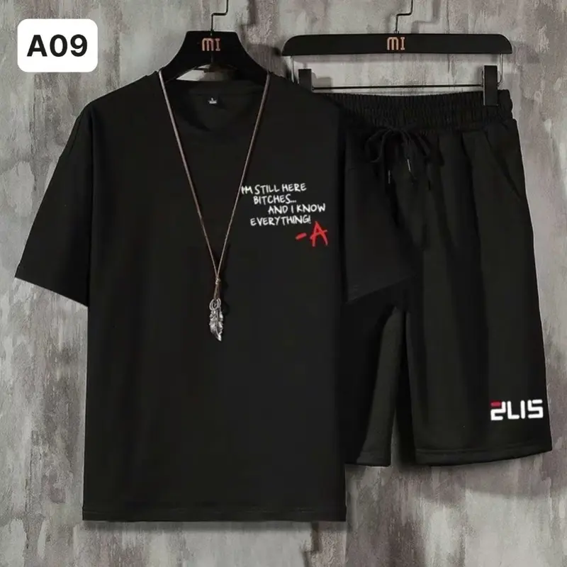 Bộ quần áo thể thao nam thun lạnh co giãn form thể thao A- Sport Đồng Tập Thể Dục Chạy Bộ - Nhung, Menswear 1