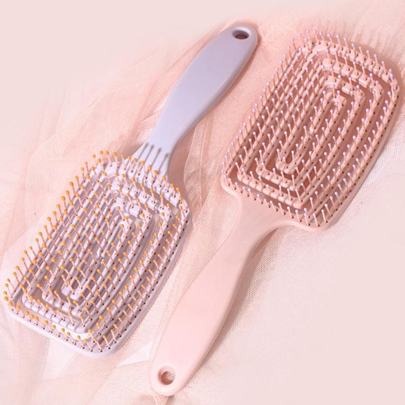 Hollow Curved Mosquito Coil Comb, 2 Counts/set Scalp Massage Comb, Hairdressing Comb for Women, Girls, Men, Stylists, Barber, Curly Hair Detangling & Styling Tool 8