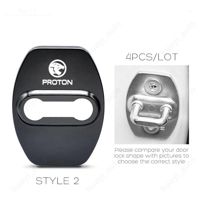 Product Introduction of 4pcs/set Car Door Lock Cover Protective Decoration Stainless Steel for Proton Wira Persona X50 Saga Vvt Waja X70 Iriz Exora Accessories 22