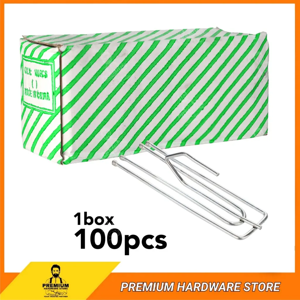 PREMIUM Curtain Pleat Hook Adjust 4-Legged Hook Railing Roller Hook Penyangkut Cangkuk Langsir Besi