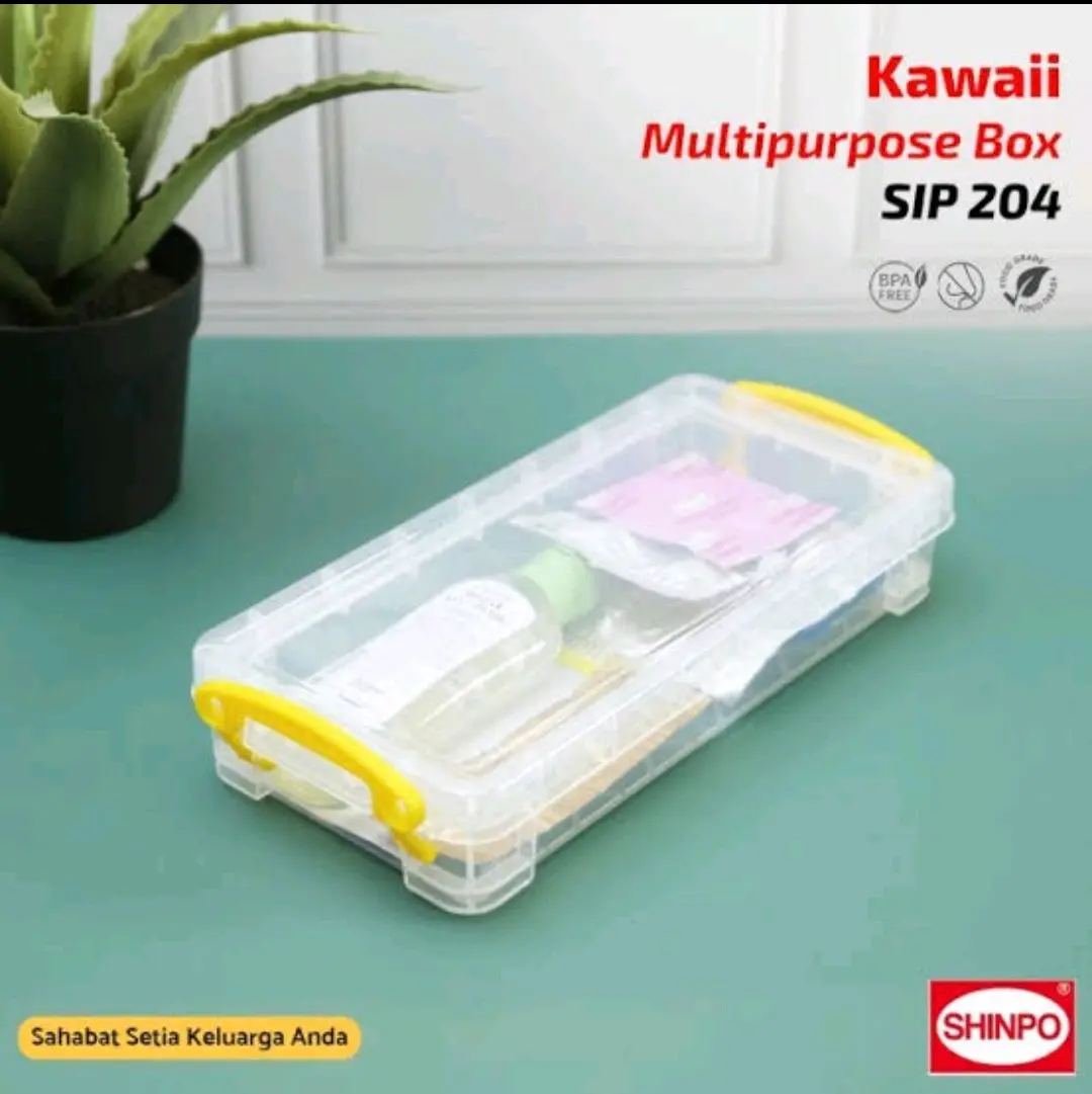 Shinpo kotak masker serbaguna kawaii SIP 204 Case Penyimpanan