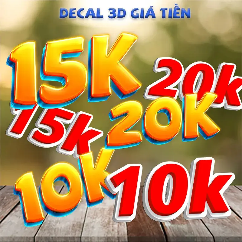 Decal GIÁ TIỀN dán trang trí, chống nước cao cấp - đã cắt sẵn chỉ cần lột dán Decor Decor Phòng stickerbếviền
