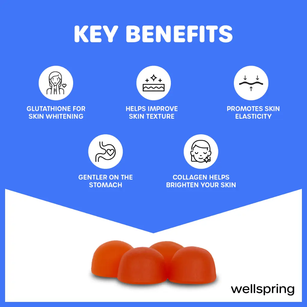 Wellspring Glutathione Collagen Gummies for Glowing Skin Anti-Aging Whitening Glutathione Gummy - TikTok Shop Philippines Wellspring Glutathione Collagen Gummies for Glowing Skin Anti-Aging Whitening Glutathione Gummy - TikTok Shop Philippines