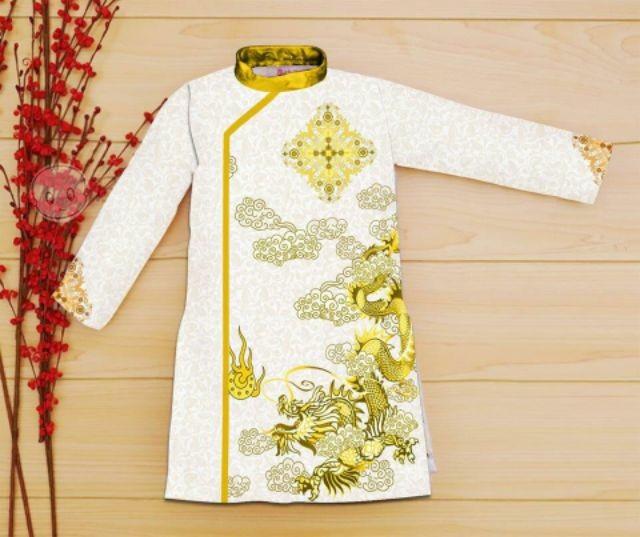 Product Introduction of áo dài bé trai gấm thượng Hải . lưu ý không kèm quần 3