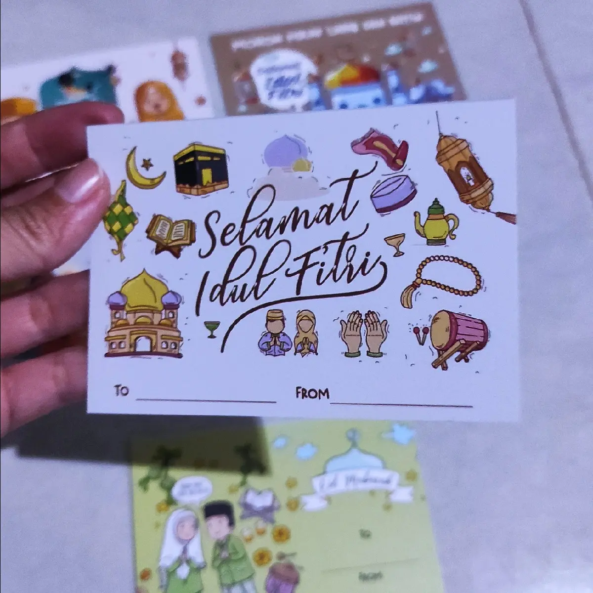 Kartu Ucapan Lebaran Kartu Lebaran